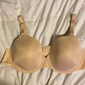 COPY - Soma vanishing 360 perfect coverage underwire bra size 36D.  Nude color.